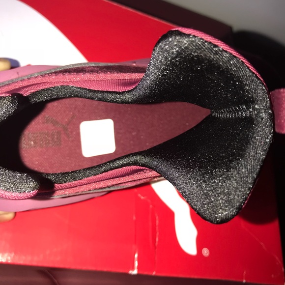 Burgundy Pumas by Rihanna - Picture 4 of 5